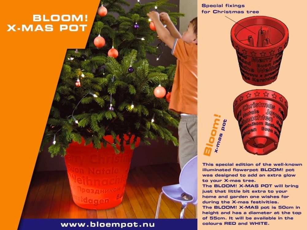 Guirlandes et boules de Noël - Pot de Noël - BLOOM