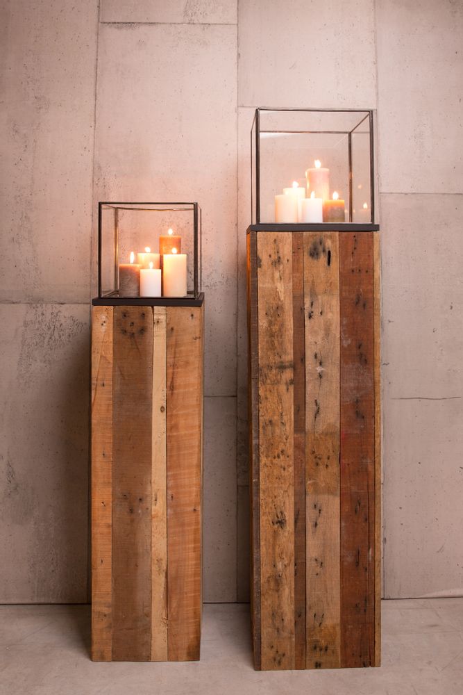 Wardrobe - USED WOOD cupboard column table - QUETZALES