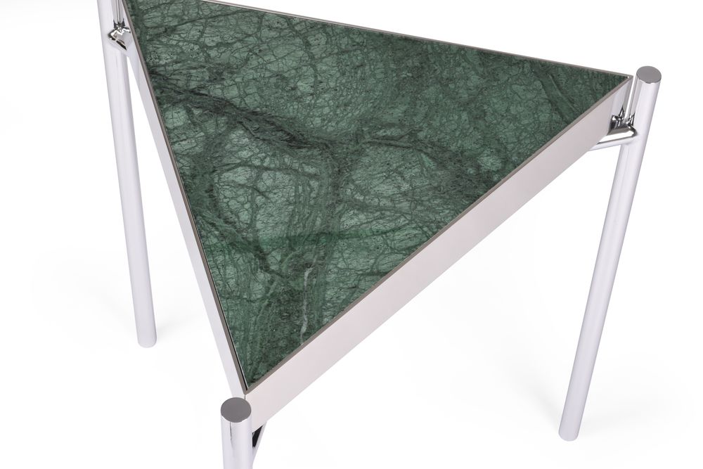 Tables basses - KANDINSKY | Side Table Triangular - Indian Green - OIA DESIGN