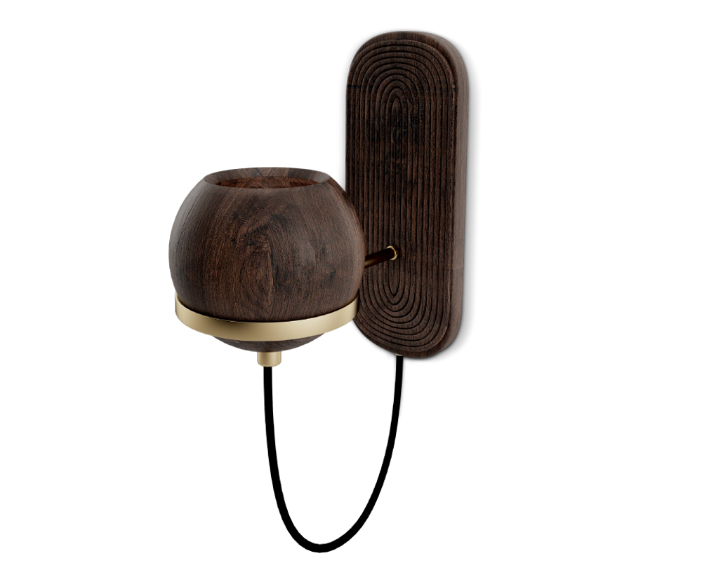 Wall lamps - Fleming Wall Lamp - WOOD TAILORS CLUB