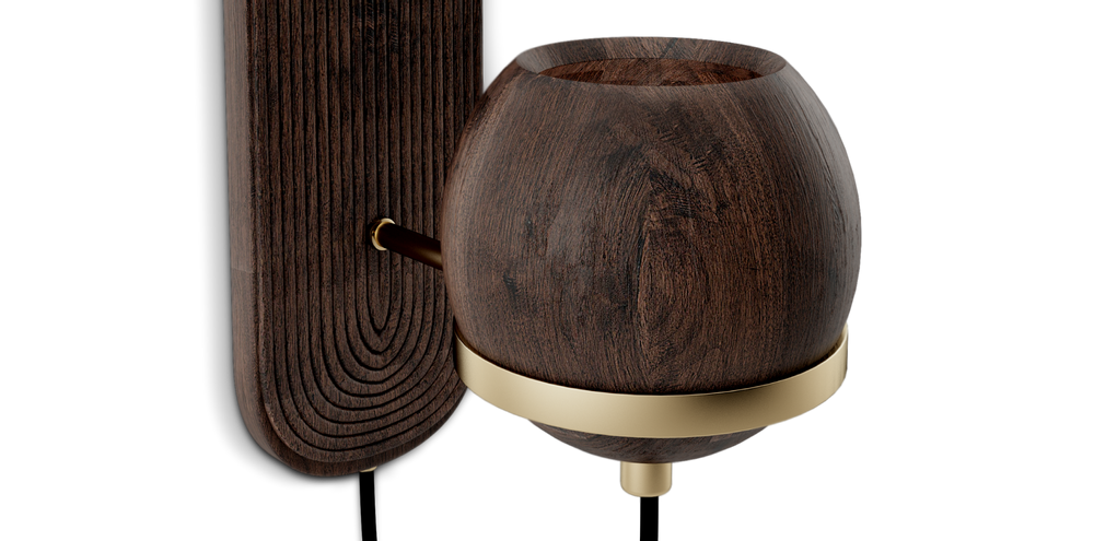 Wall lamps - Fleming Wall Lamp - WOOD TAILORS CLUB