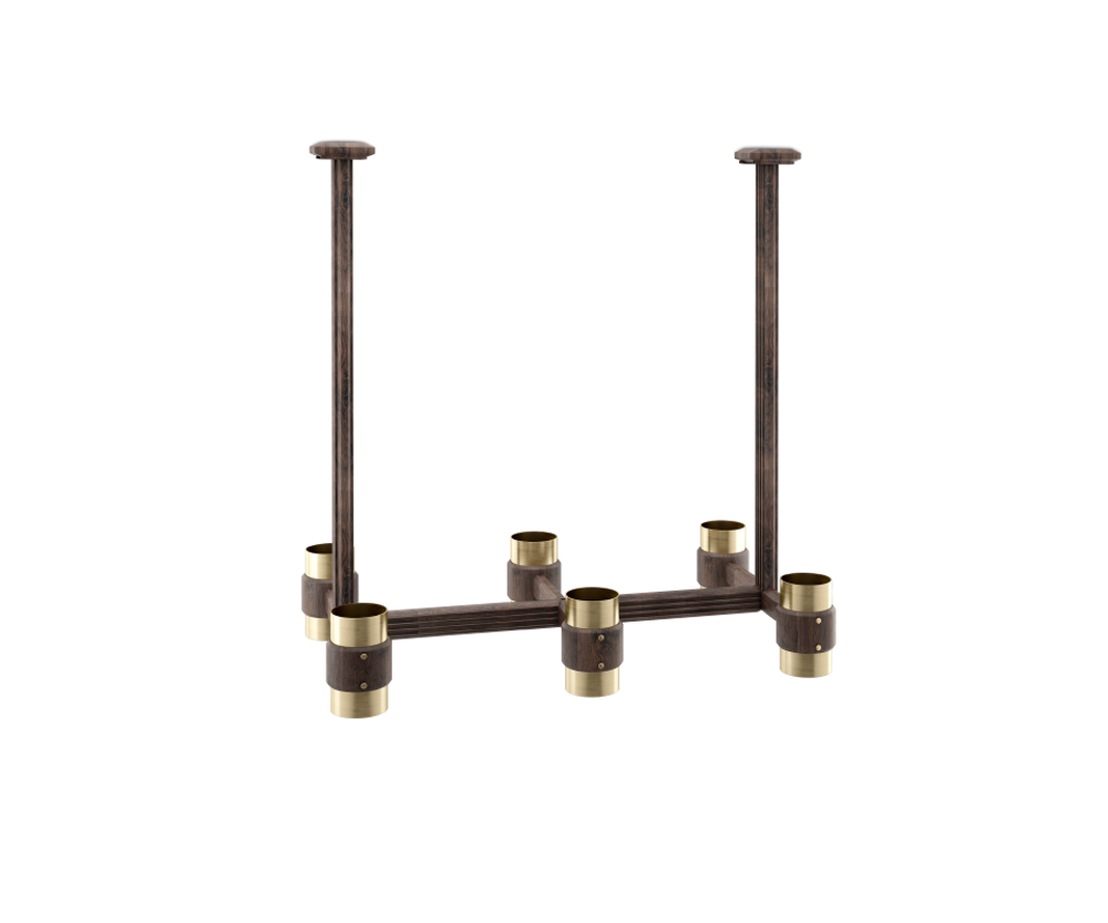 Ceiling lights - Whittle Suspension Lamp - WOOD TAILORS CLUB