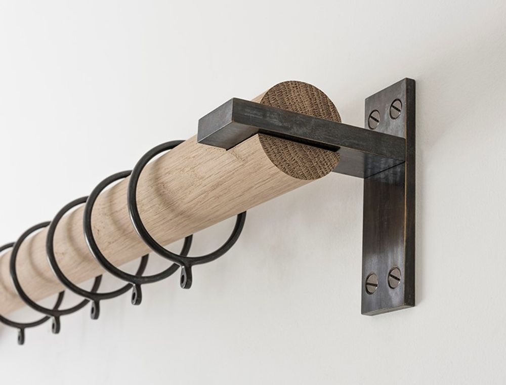 Curtains and window coverings - Dovetail Modern Wood Curtain Poles - TILLYS