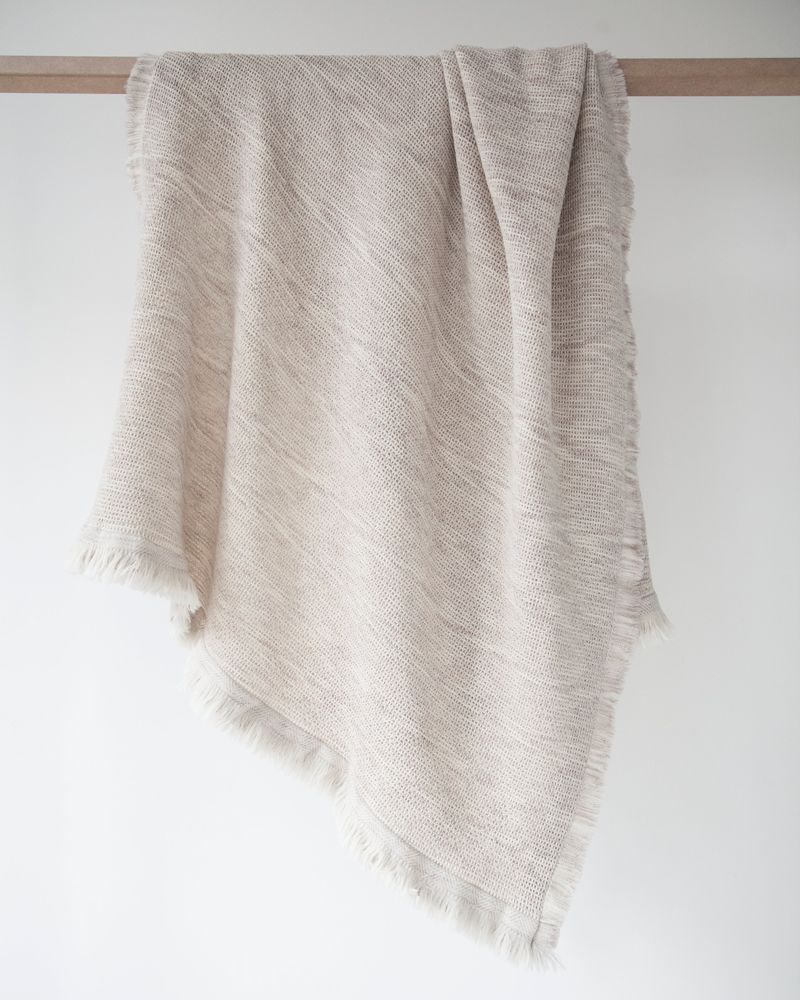 Throw blankets - Waffle Throw - KHADI AND CO.