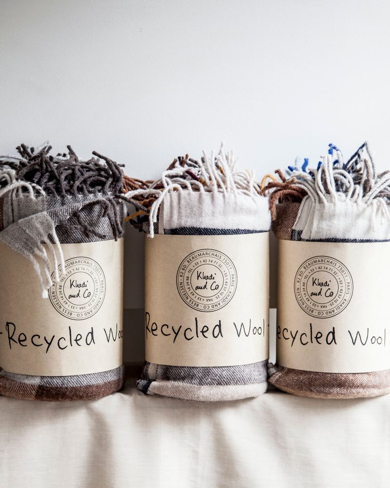 Plaids - Recycled Wool - KHADI AND CO.