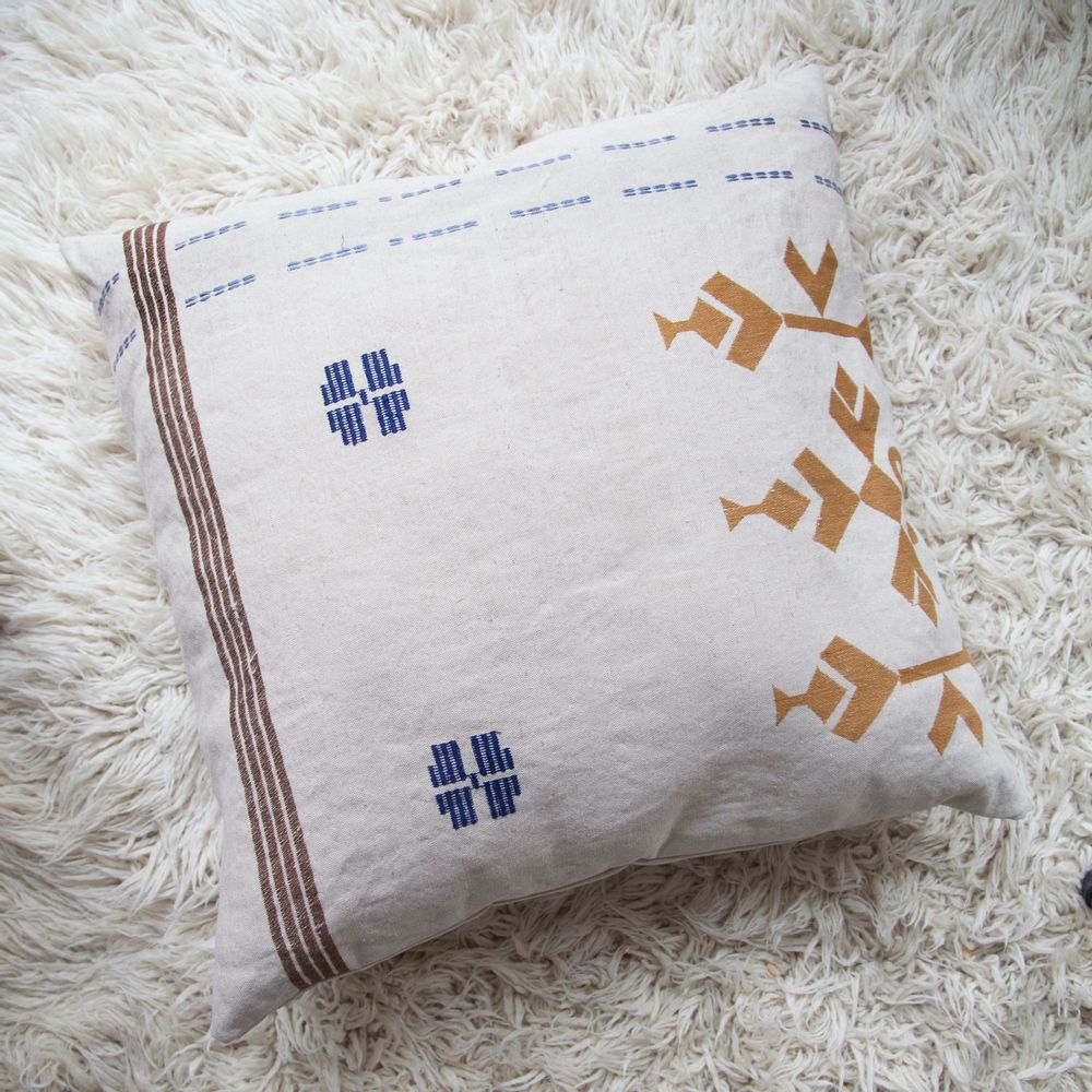Coussins textile - Embroidery - KHADI AND CO.