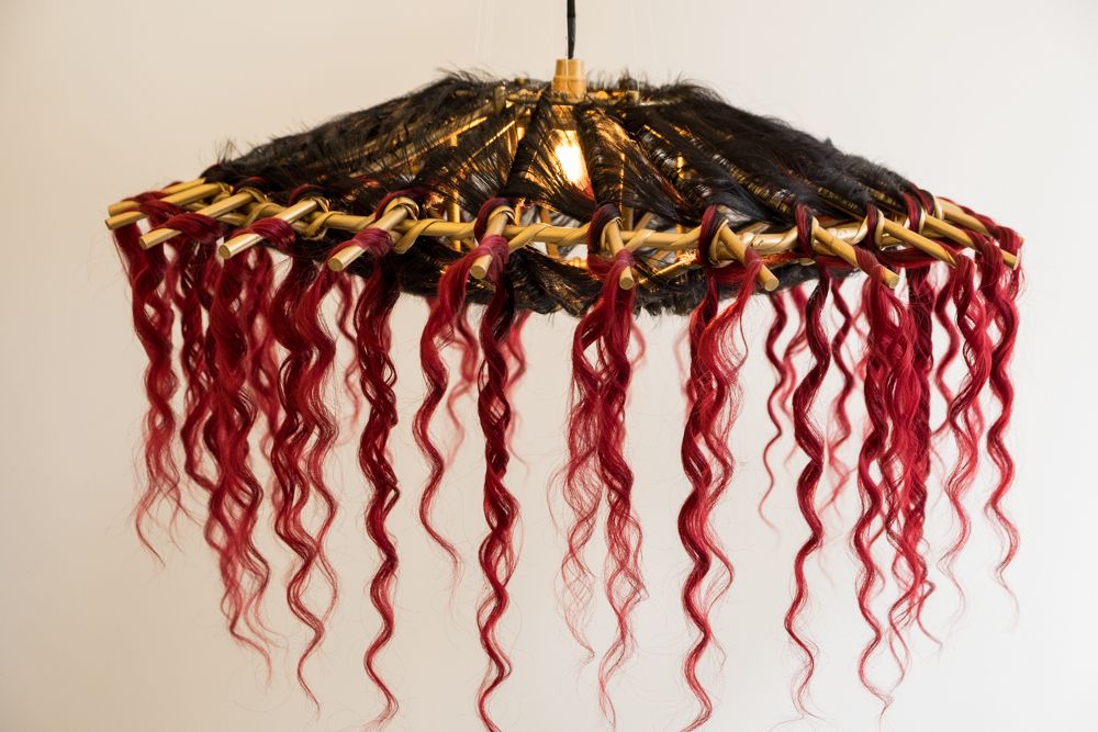 Decorative objects - UFO Suspended lamp - MICKI CHOMICKI HAIR BRUT