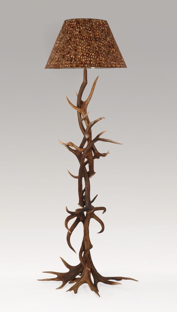 Lampadaires - ANTLER STANDARD LAMP - CLOCK HOUSE FURNITURE