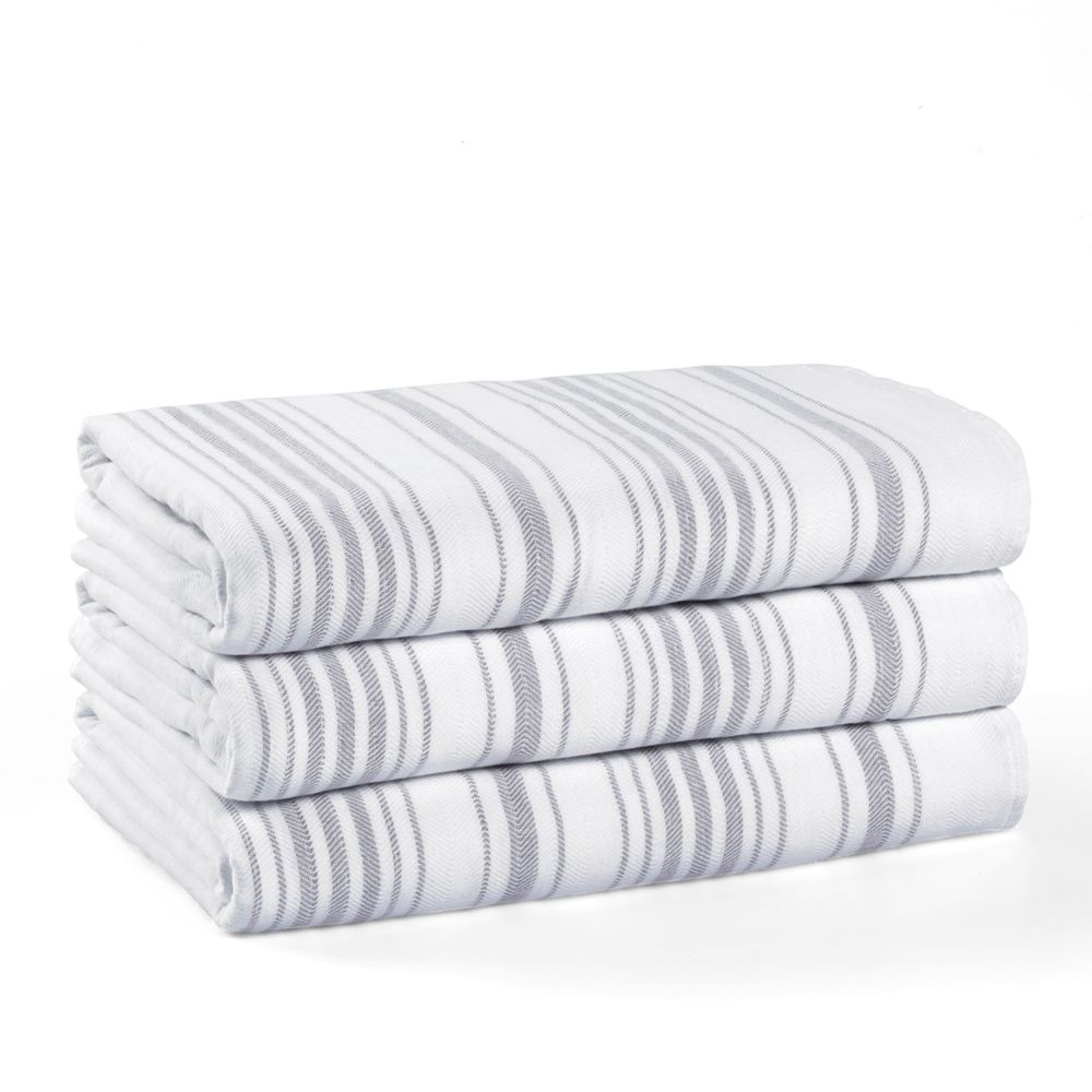 Other bath linens - Striped Gauze Towel - L'APPARTEMENT