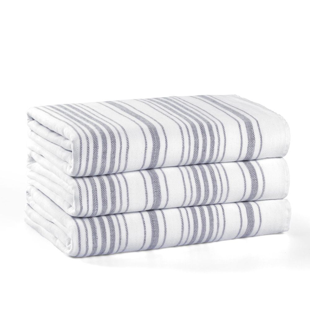 Other bath linens - Striped Gauze Towel - L'APPARTEMENT