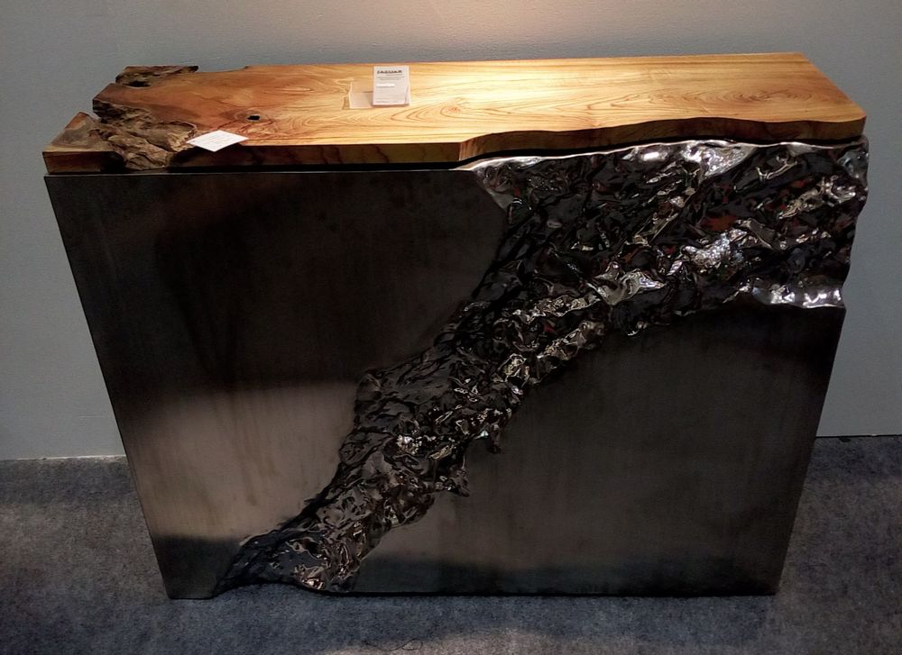 Aménagements pour bureau - Console metal inox. - WILD-HERITAGE.COM