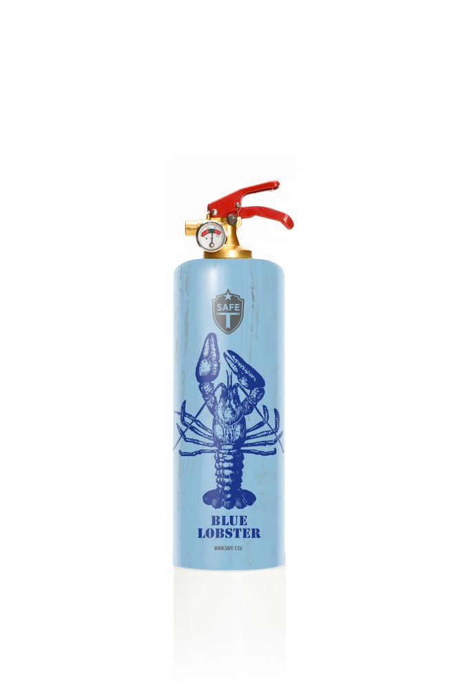 Objets design - Extincteur Blue Lobster - SAFE-T