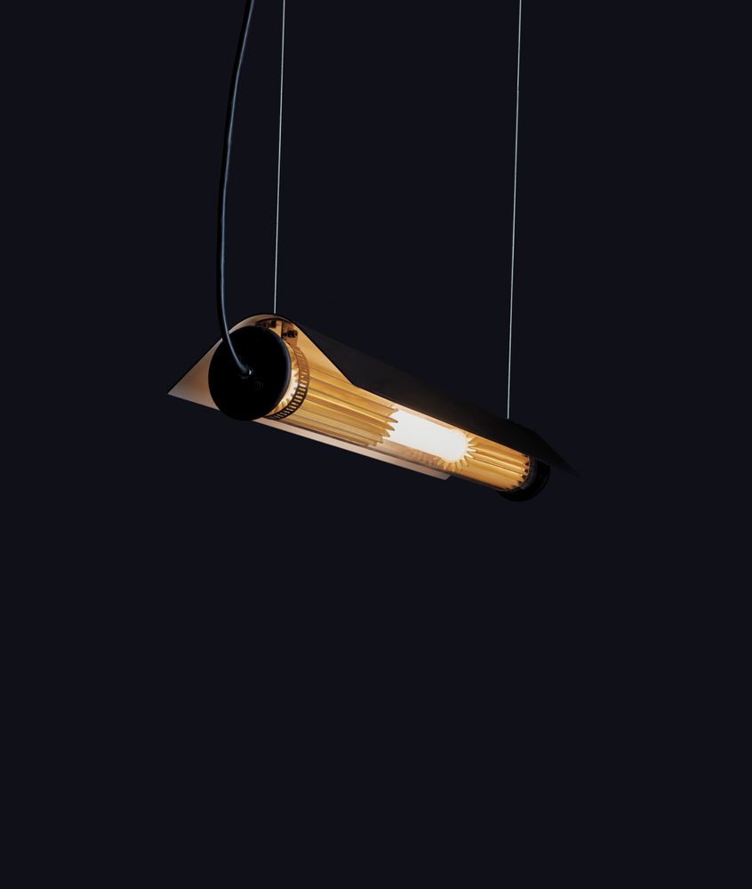 Outdoor hanging lights - 360° In The Tube wing suspension - DCW EDITIONS (IN THE CITY)