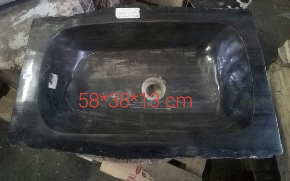 Faucets - Petrified wood basin - WILD-HERITAGE.COM