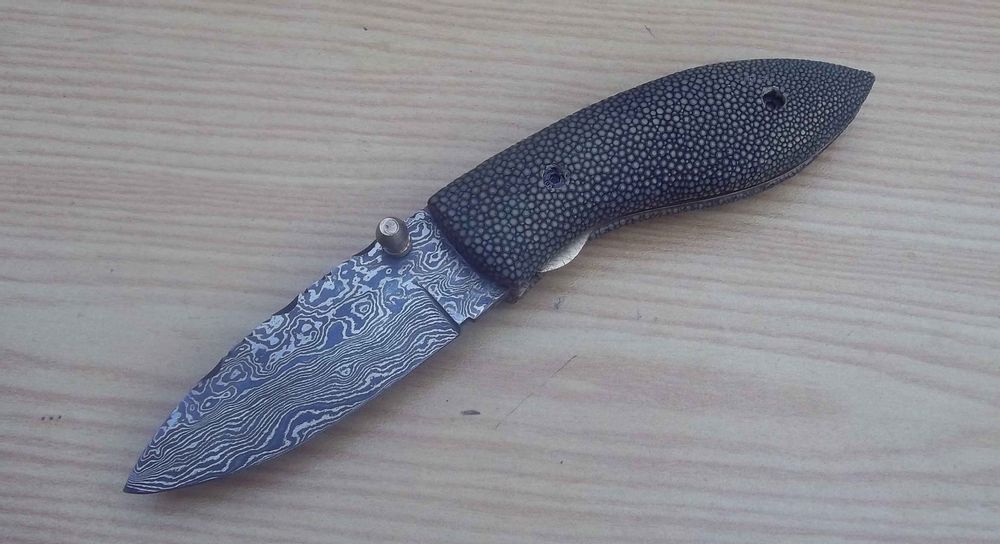 Knives - Damask blade knife - WILD-HERITAGE.COM