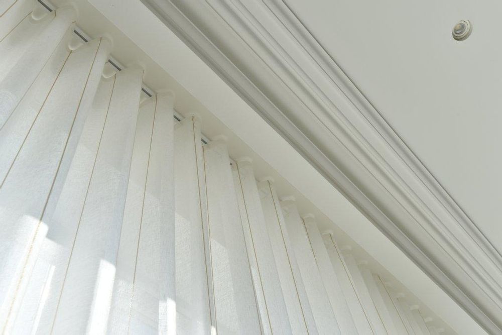 Curtains and window coverings - Ultraflat Curtain Track System - AURA