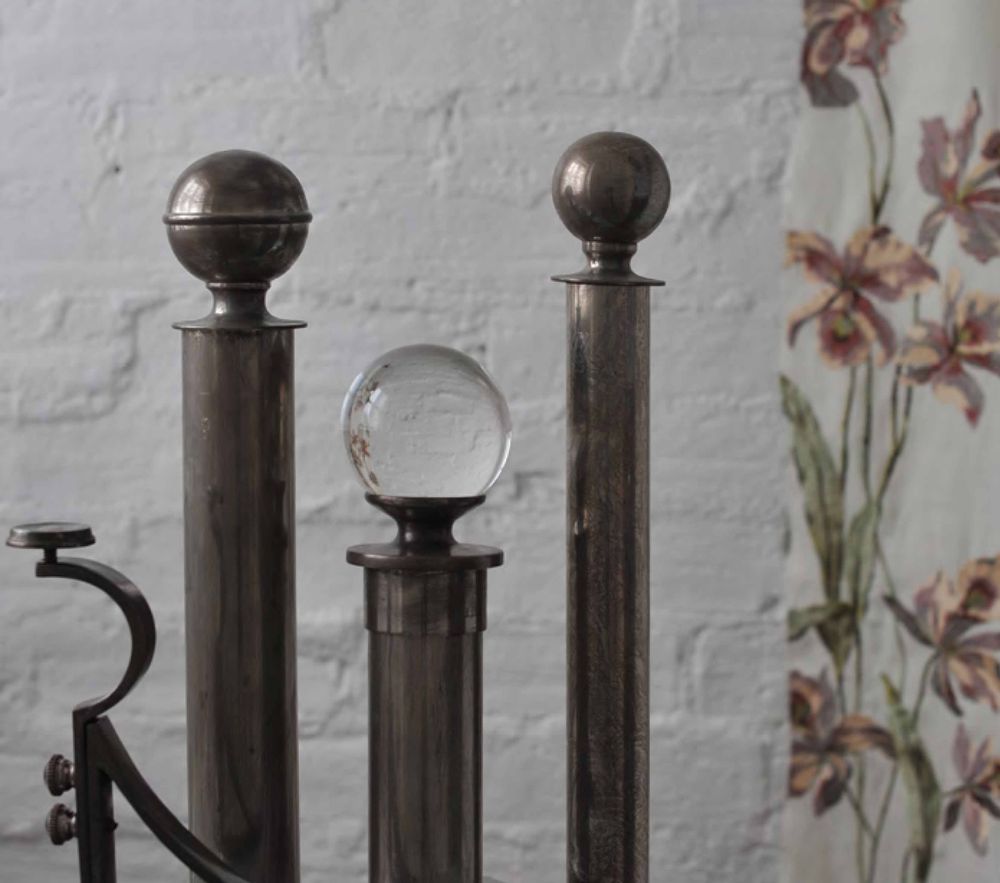 Rideaux et voilages - Classique Antique Nickel Curtain poteau - TILLYS