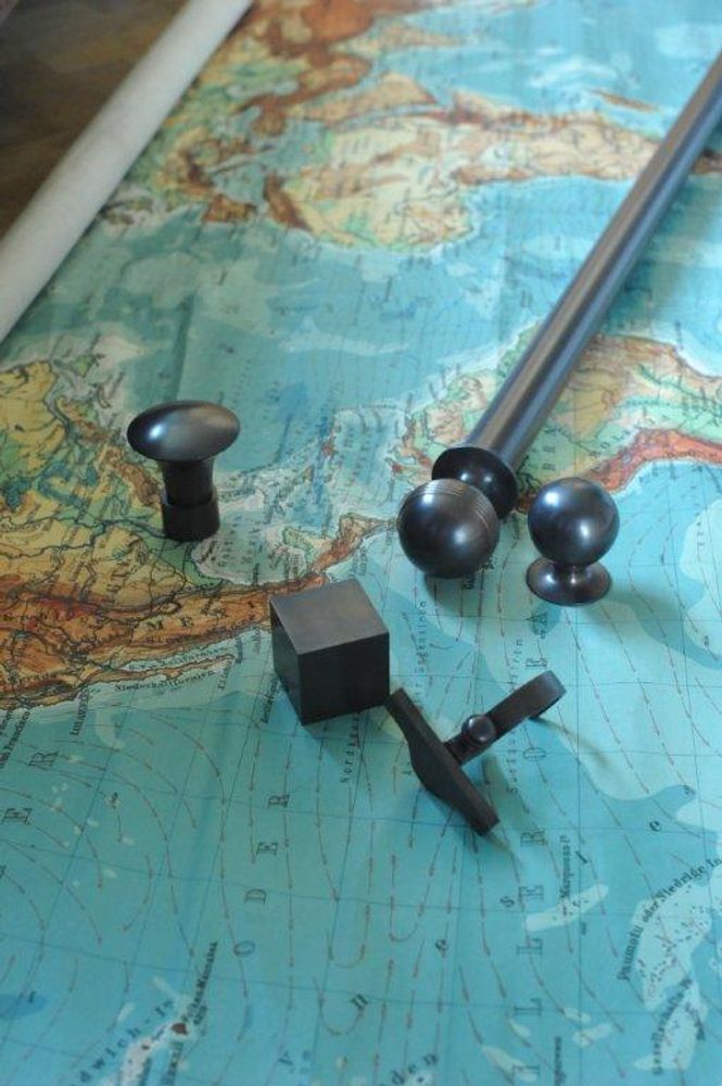 Curtains and window coverings - Classic Bronze Curtain Pole Finish - TILLYS