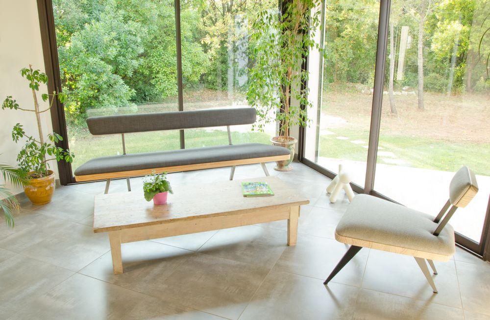 Office seating - Bench “Butterfly” - ROMUALD FLEURY