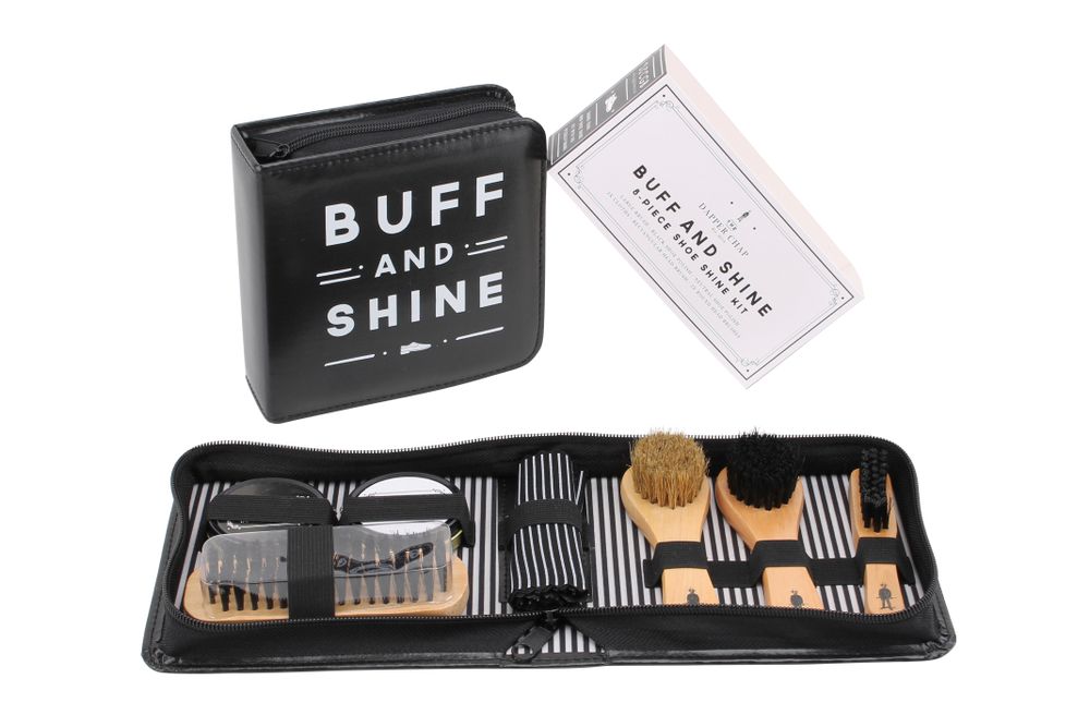 Chaussures - ‘Buff and Shine’, parti de notre collection ‘Dapper Chap’, vous aiderez au cirage de chaussures. - CGB GIFTWARE