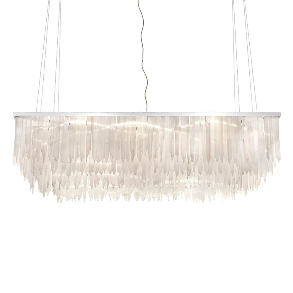 Suspensions - LAMPE SELENITE RECT - ABHIKA