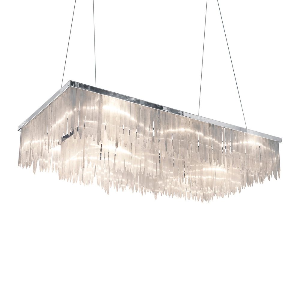 Suspensions - LAMPE SELENITE RECT - ABHIKA