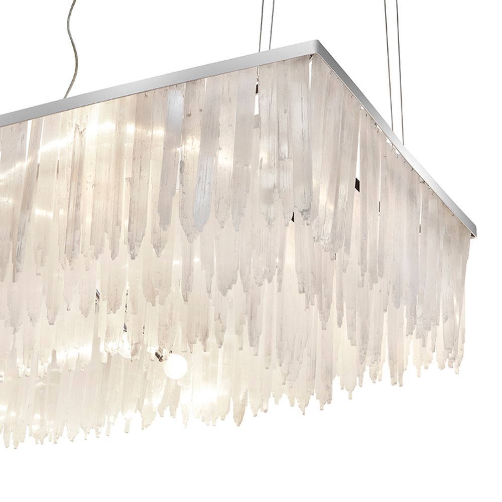 Suspensions - LAMPE SELENITE RECT - ABHIKA