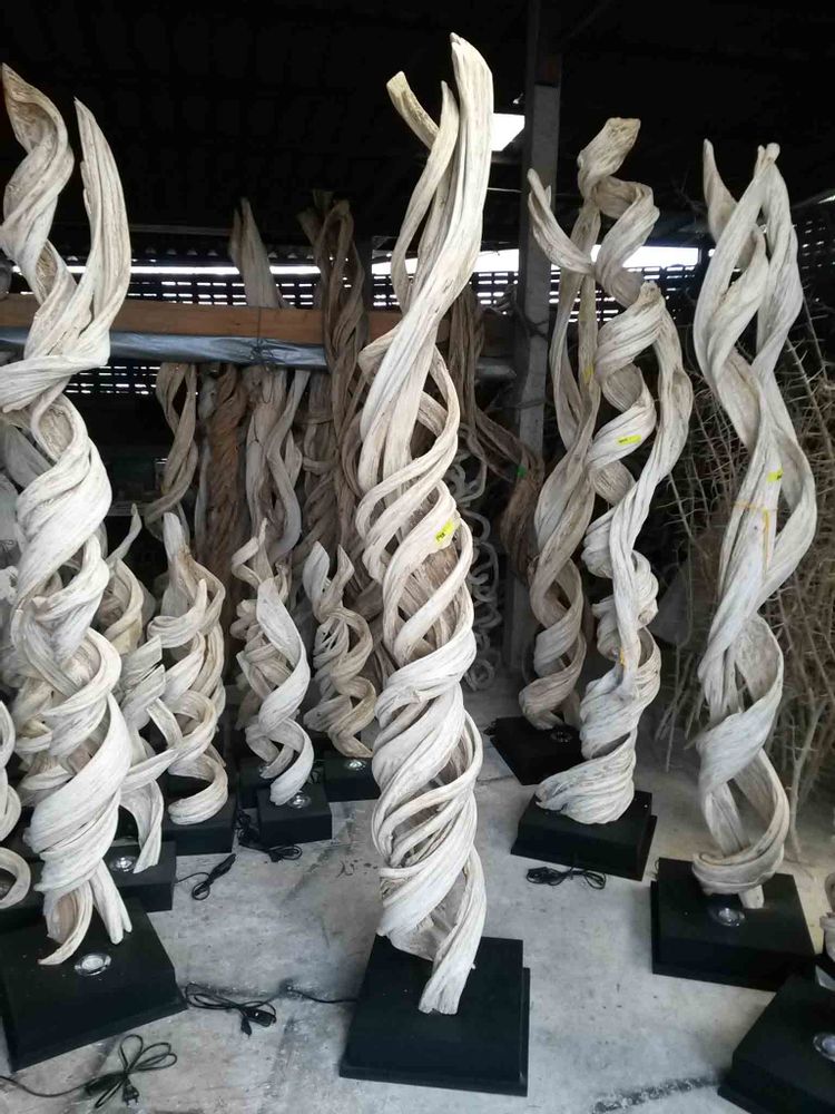 Unique pieces - WHITE VINES (with or without lamp - DCAA