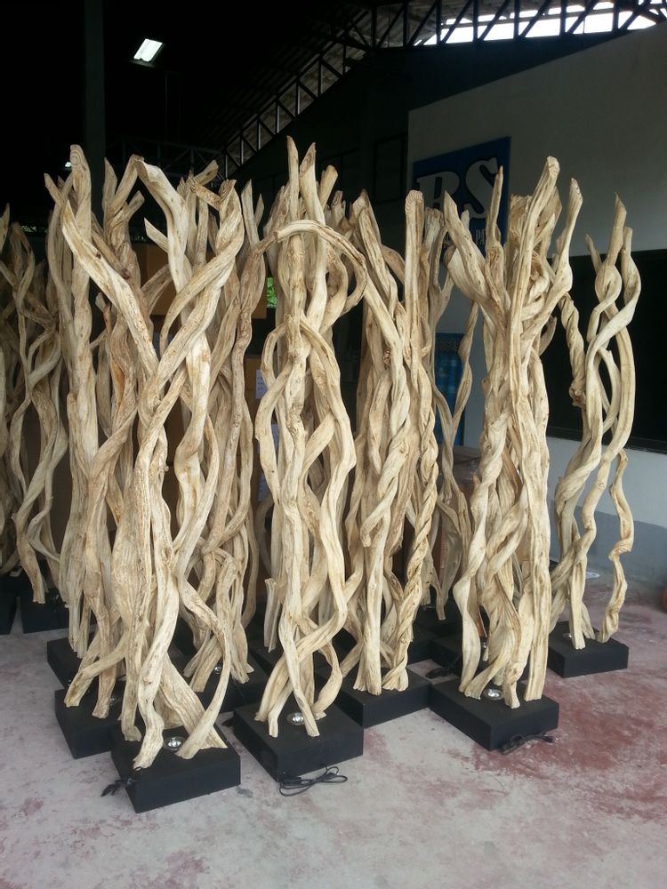 Unique pieces - WHITE VINES (with or without lamp - DCAA