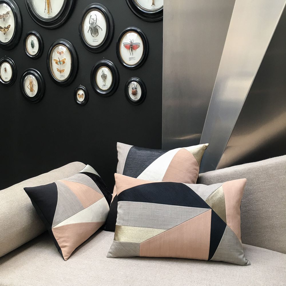 Fabric cushions - POUDRE IOTA cushion - MAISON POPINEAU