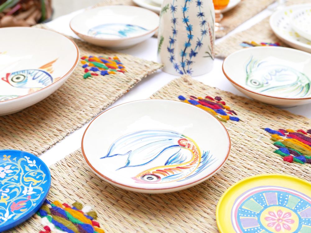 Platter and bowls - "Formentera" tableware - DATCHA