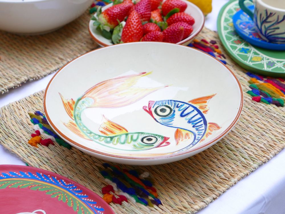 Platter and bowls - "Formentera" tableware - DATCHA