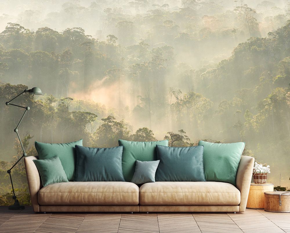 Wallpaper - Misty Forest - LÉ PAPIERS DE NINON