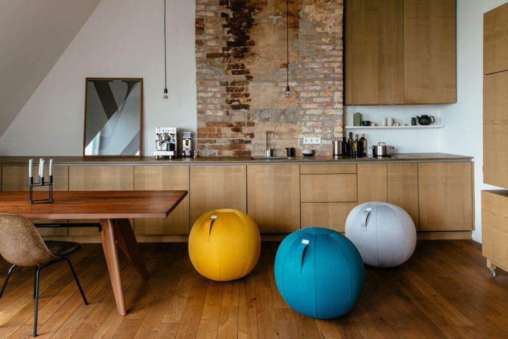 Poufs - Ballon de siège VLUV LEIV en tissu - VLUV