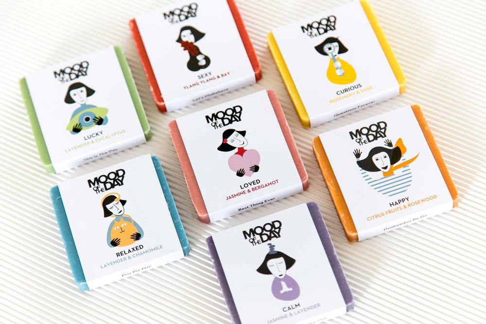 Gifts - MOOD OF THE DAY BOX OF 7 SOAPS - MOOD OF THE DAY