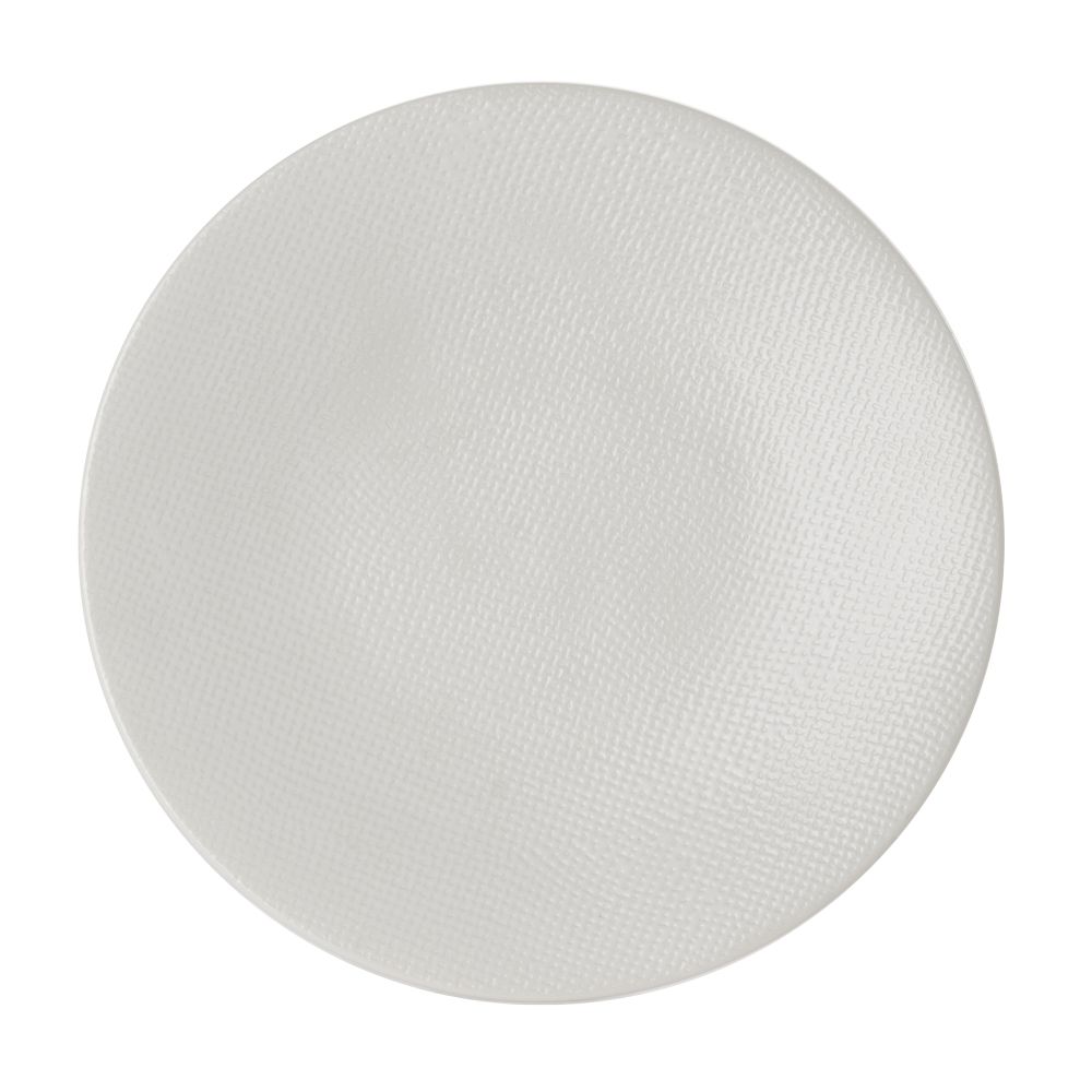 Assiettes au quotidien - ASSIETTE PLATE 27 CM VESUVIO BLANC - TABLE PASSION / BASTIDE 1880