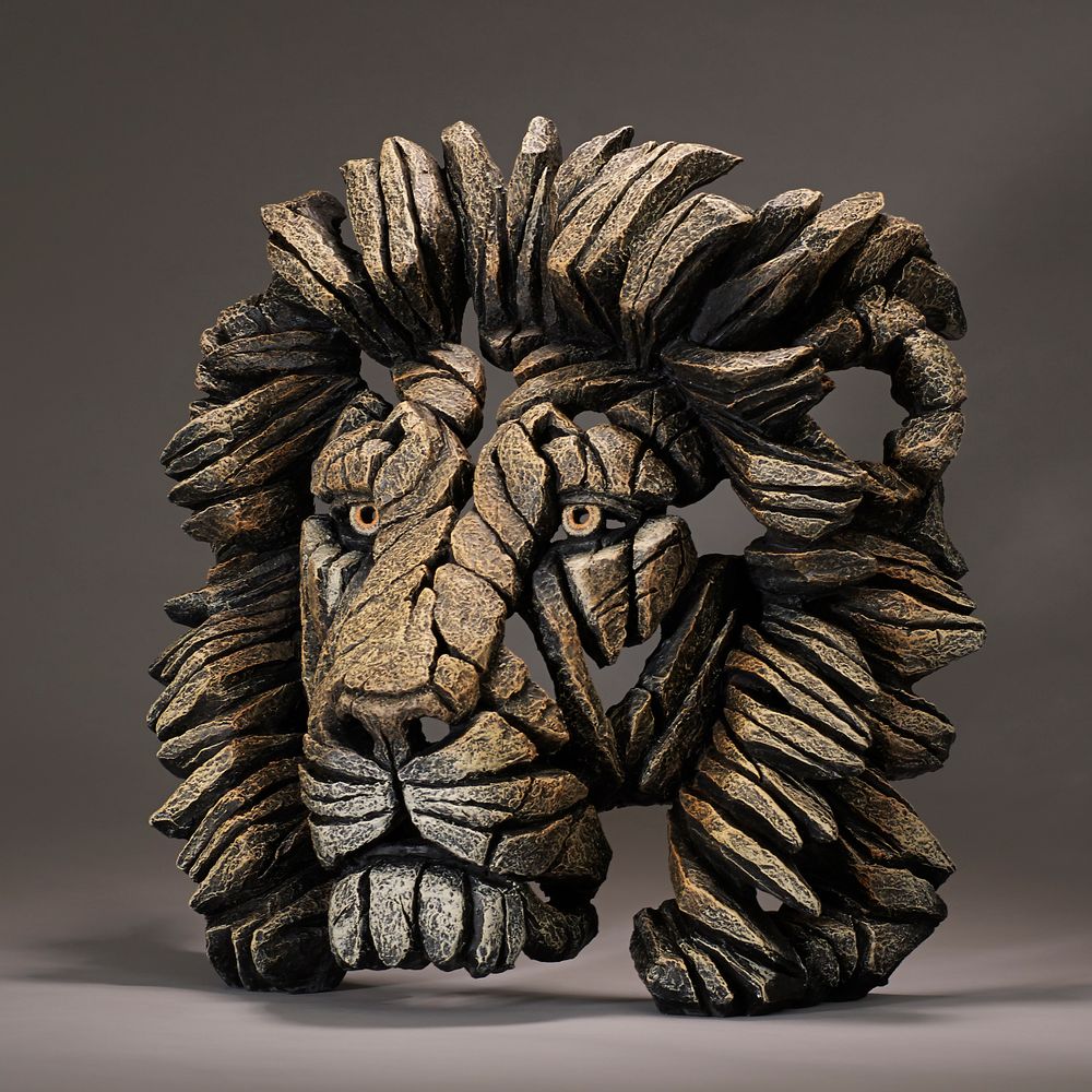 Sculptures, statuettes and miniatures - Lion Bust - Edge Sculpture - EDGE SCULPTURE