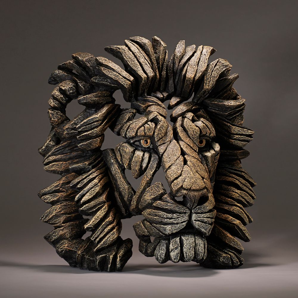 Sculptures, statuettes and miniatures - Lion Bust - Edge Sculpture - EDGE SCULPTURE