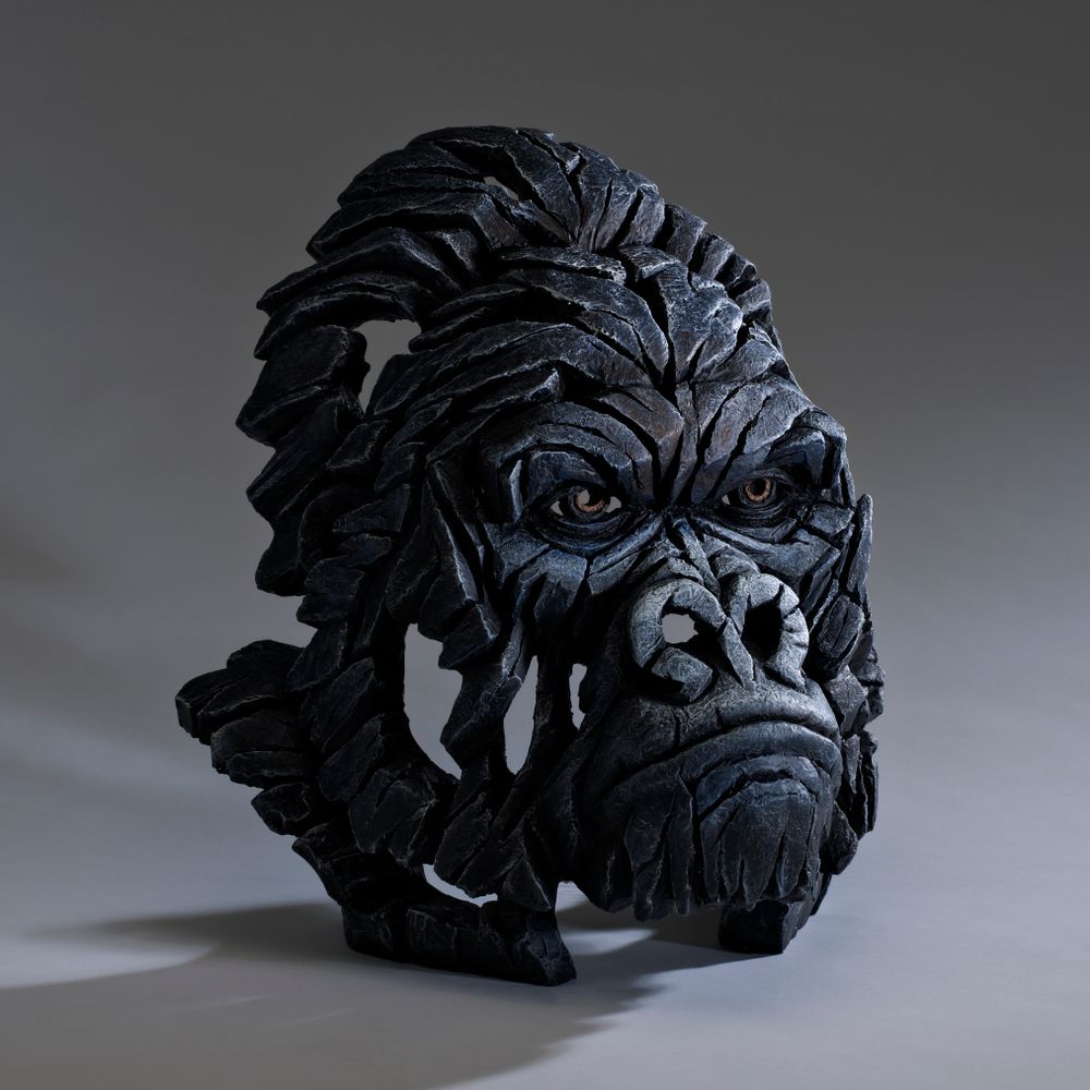 Sculptures, statuettes and miniatures - Gorilla Bust - Edge Sculpture - EDGE SCULPTURE