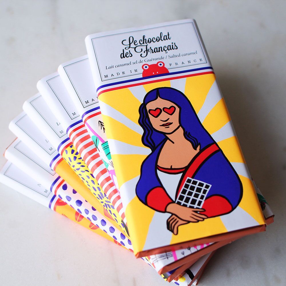 Chocolate - Chocolate bar "Mona Lisa" - LE CHOCOLAT DES FRANÇAIS