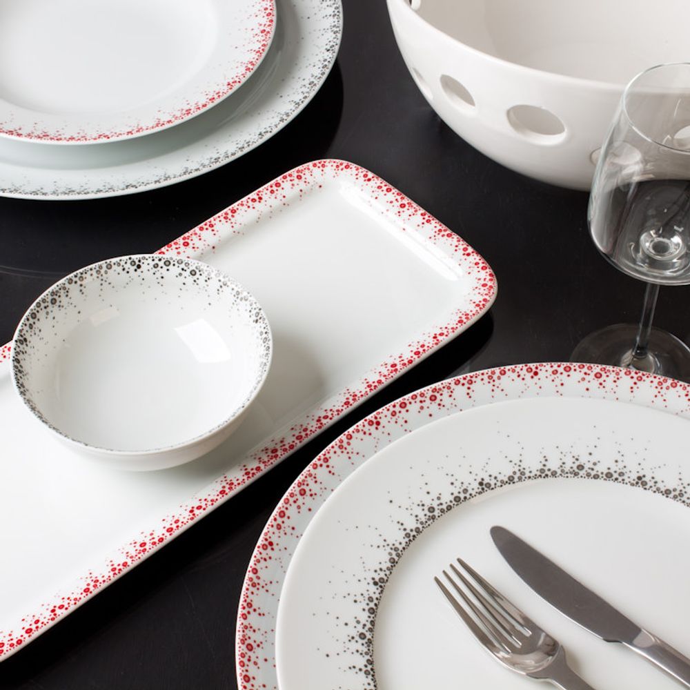 Assiettes au quotidien - Assiette dessert 22cm BOREALIS gris - TABLE PASSION / BASTIDE 1880