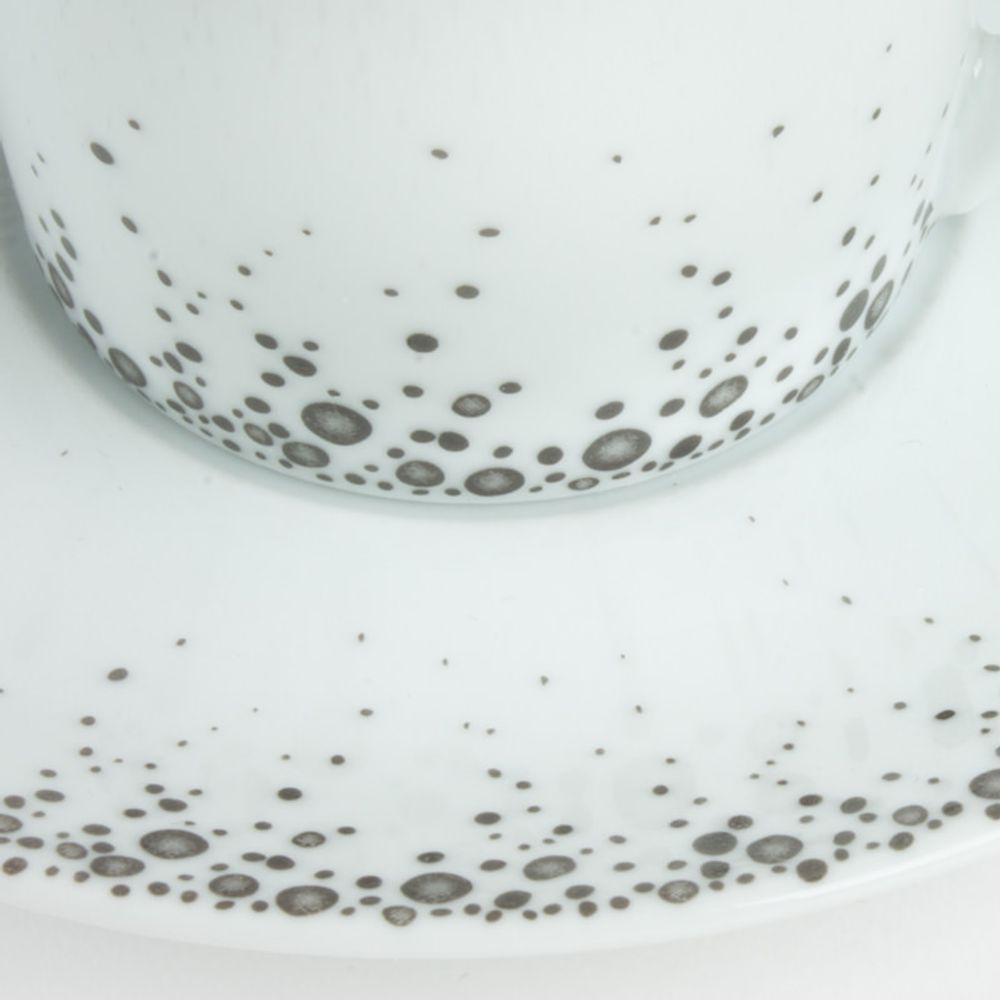 Mugs - P/coffee cup 12 CL BOREALIS grey - TABLE PASSION / BASTIDE 1880