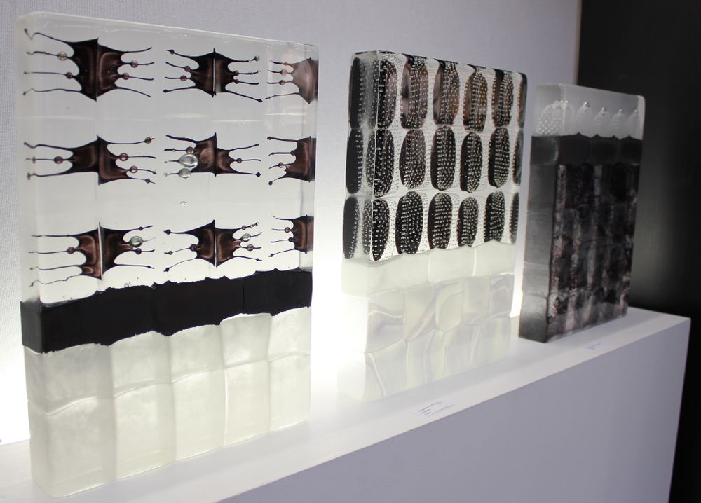 Pièces uniques - TABLEAU DE VERRE - LISE GONTHIER