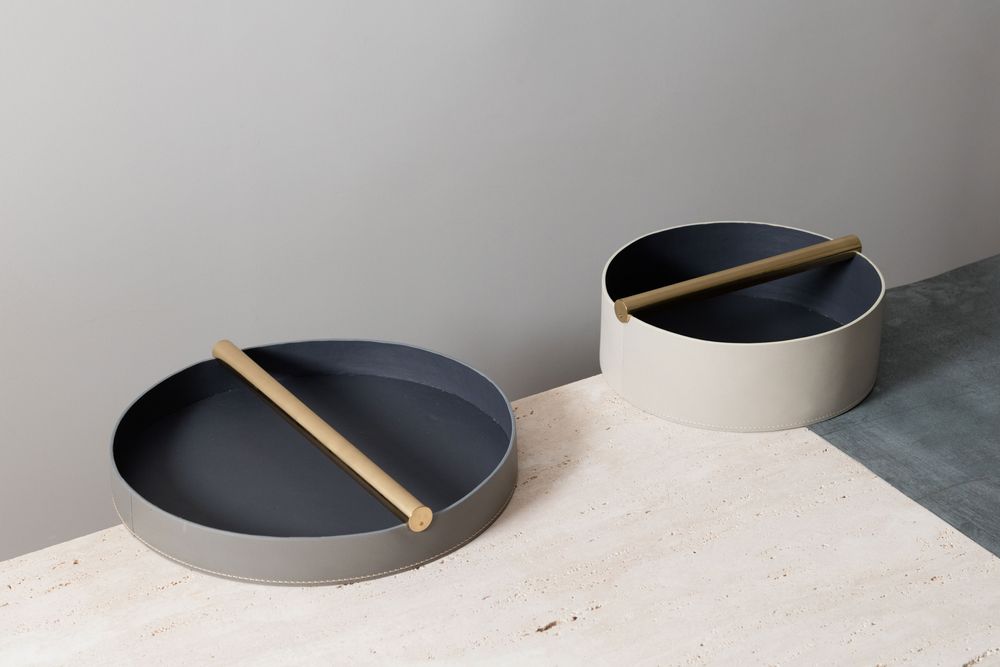 Design objects - Julie Centerpiece Trays and Magazine Holder - LES FEW