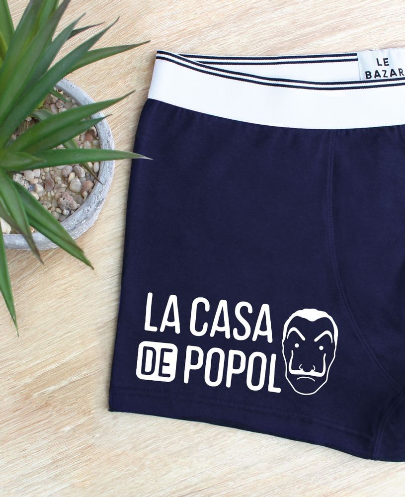 Prêt-à-porter - Boxer La Casa de Popol - MONSIEUR TSHIRT