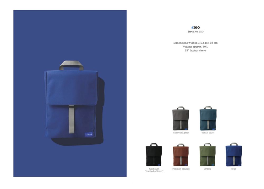 Bags and totes - IGO - ONNON® MADE-TO-FIT BACKPACK