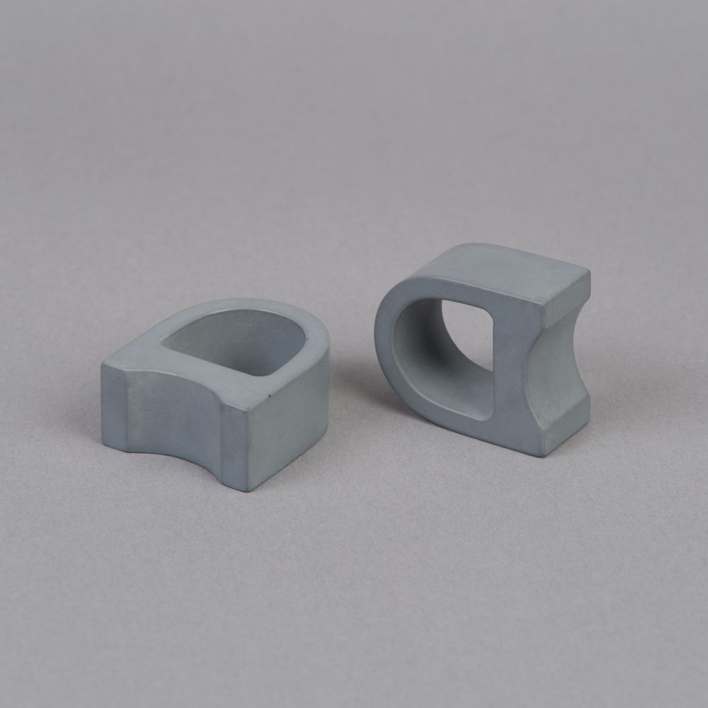 Bijoux - sine and cosine curve ring - BERGNERSCHMIDT