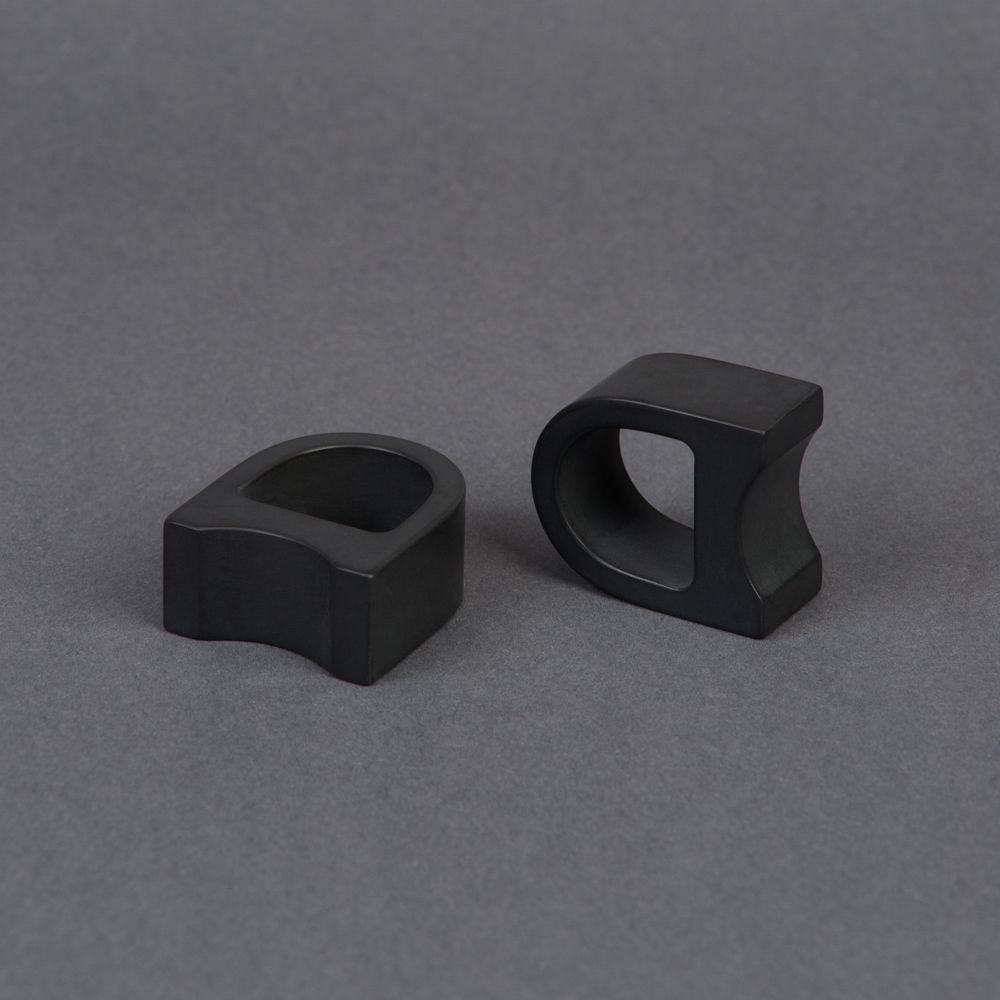 Bijoux - sine and cosine curve ring - BERGNERSCHMIDT