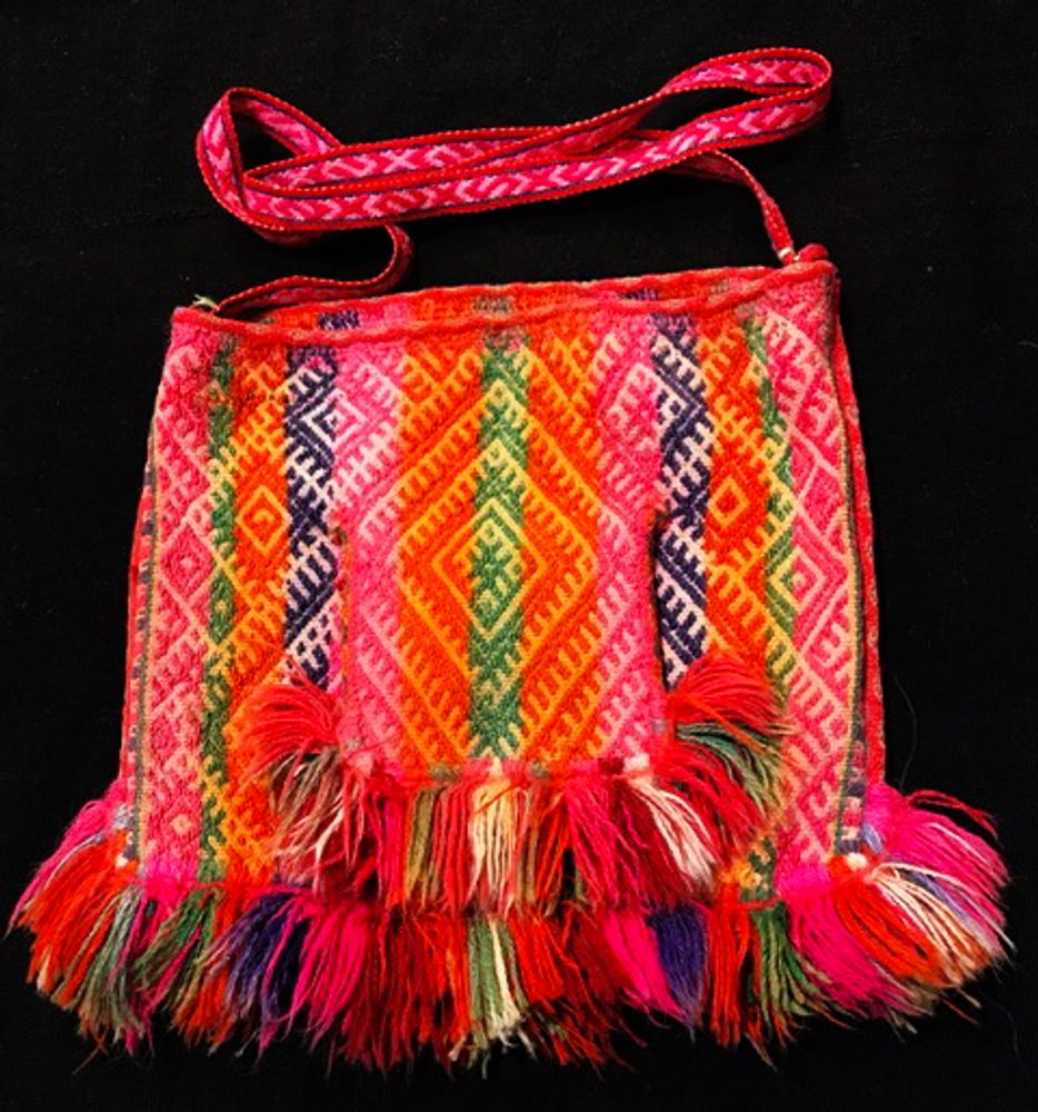 Objets de décoration - Chuspa, Ancien sacs a feuilles de coca - NATIVO ARGENTINO