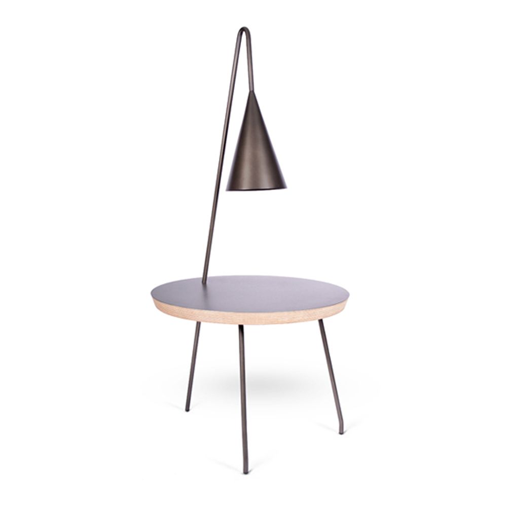 Dining Tables - Crab Round Table with Angler Lamp - WOHABEING